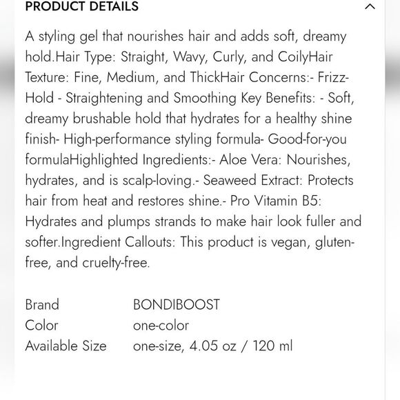 BondiBoost Smooth + Set Styling Gel - Picture 3 of 4